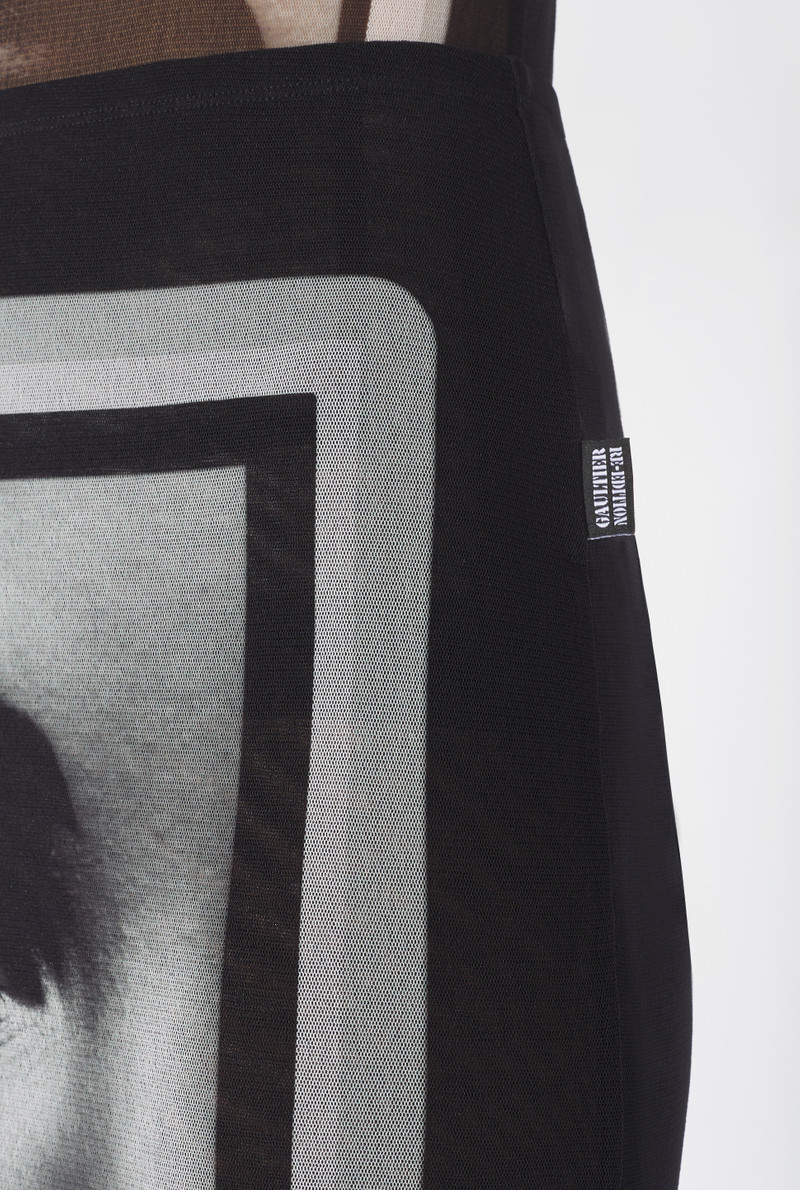 RE-EDITION - THE BLACK EYES AND LIPS SKIRT 5
