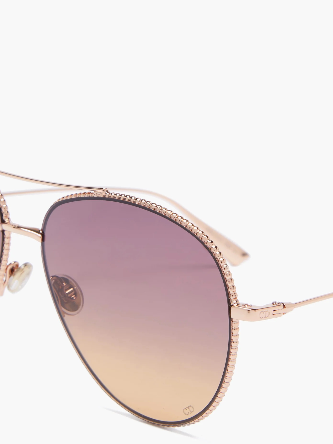 DiorSociety3 aviator metal sunglasses - 2