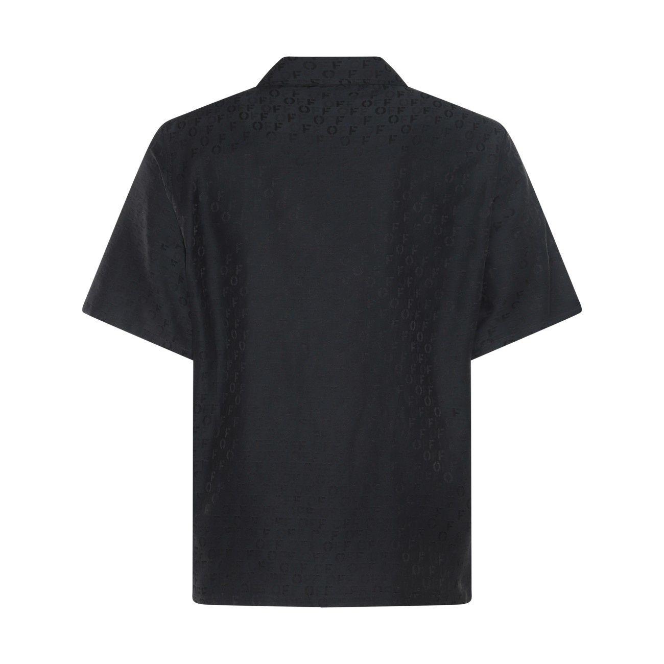 black cotton and silk blend shirt - 2