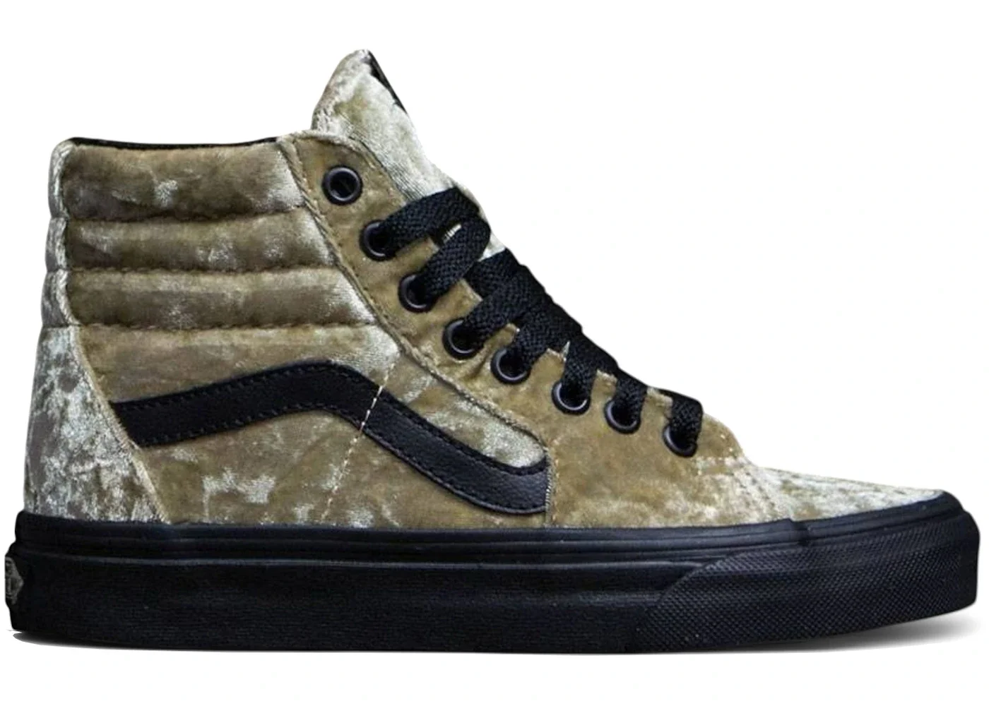 Vans Sk8-Hi Brown Tan Velvet (Women's) - 1