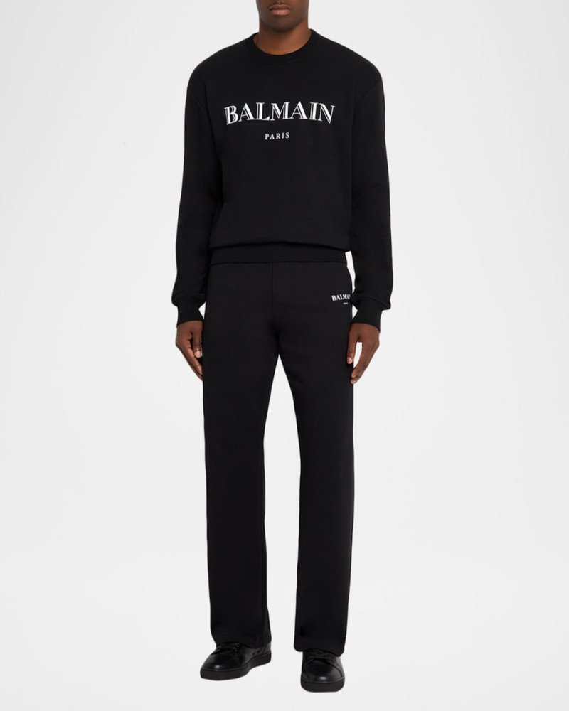 Balmain Men's Jersey Capsule Relaxed-Fit Jersey Joggers outlook
