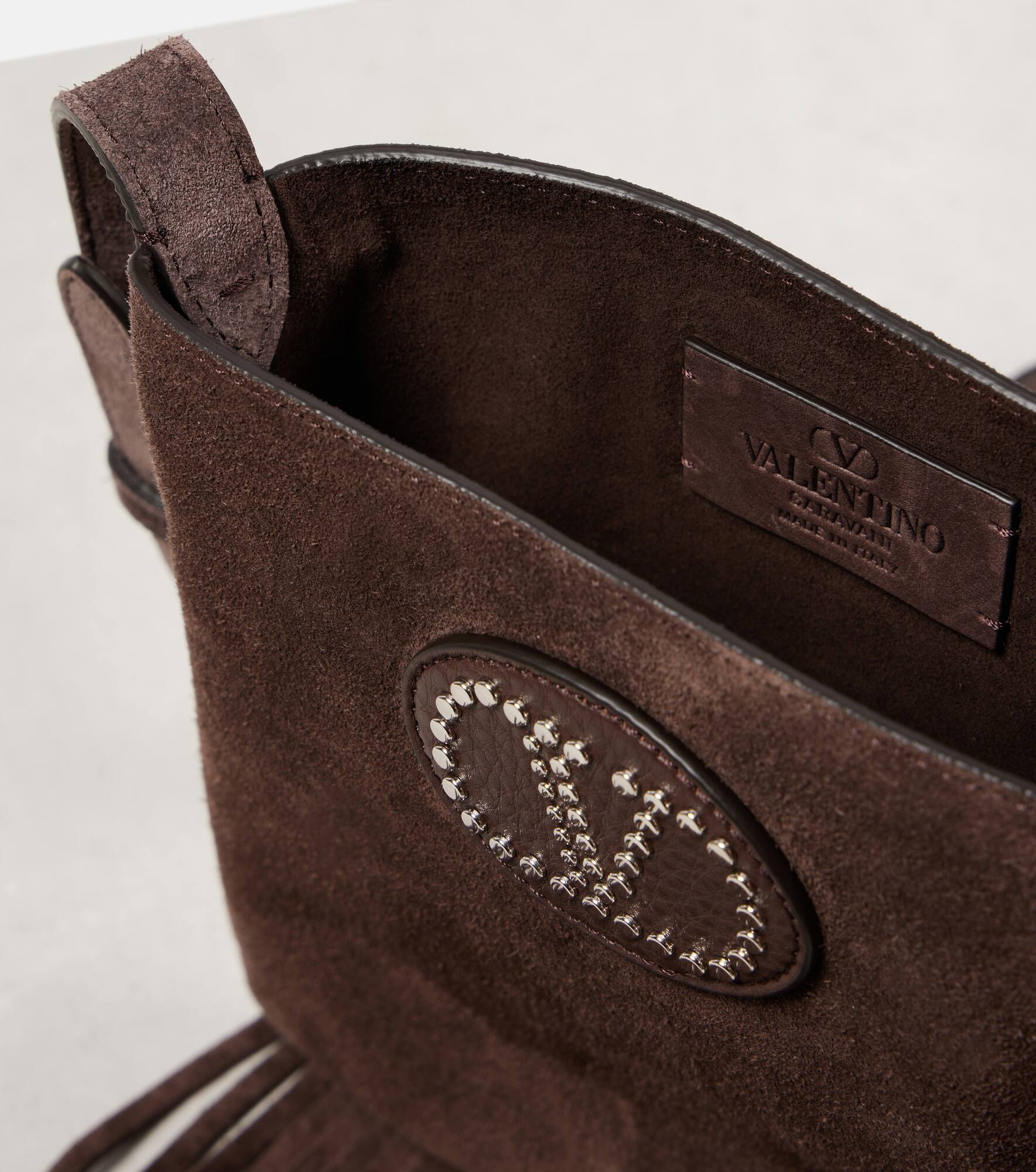 Nellcôte fringed suede crossbody bag - 3