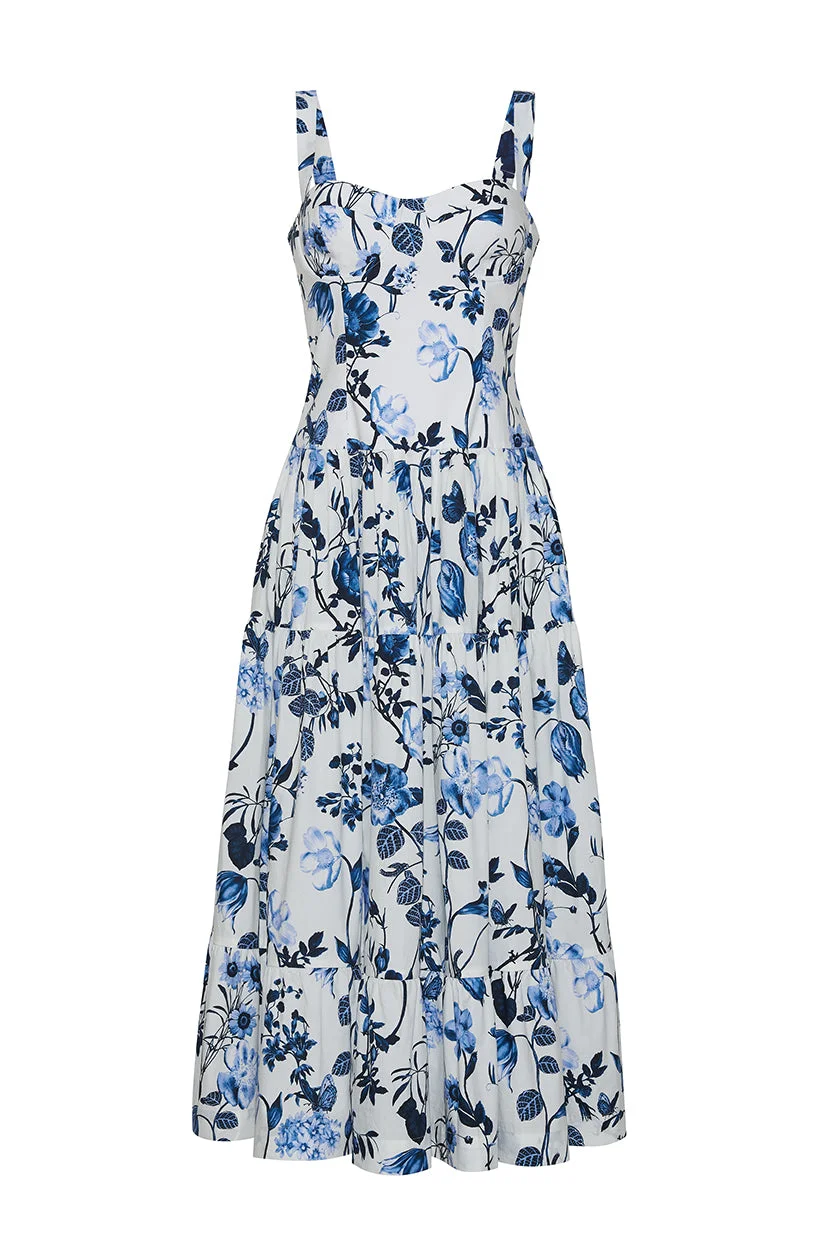 Santiago Dress
An Entrance-Making, Dress Featuring A Sculptural Bodice And Romantic Tiered Skirt, Ex - 1