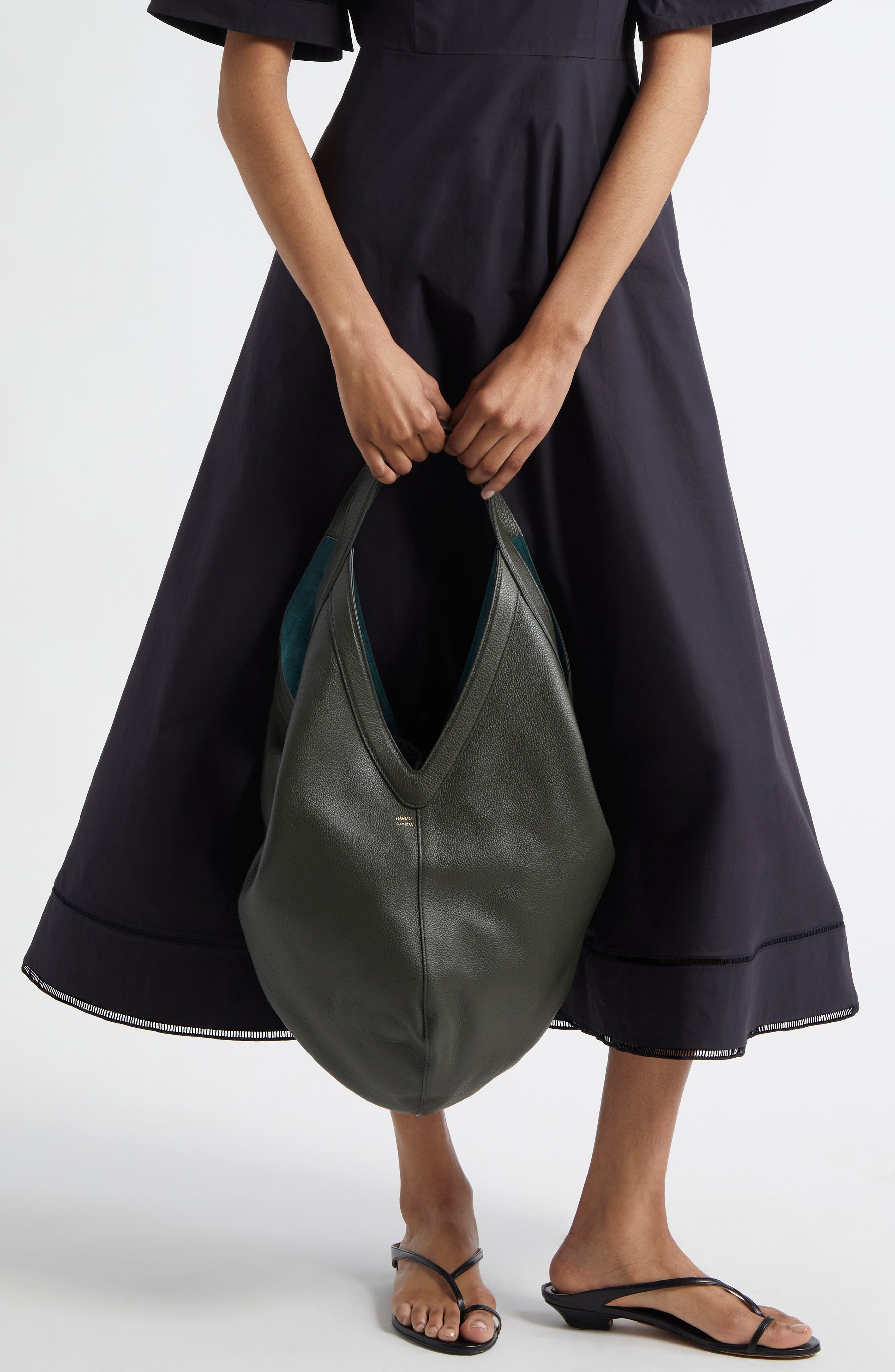 Soft M Leather Hobo Bag - 2