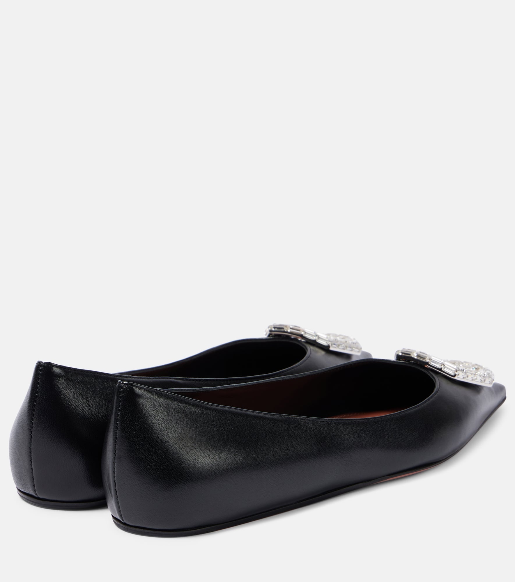 Camelia embellished leather ballet flats - 2