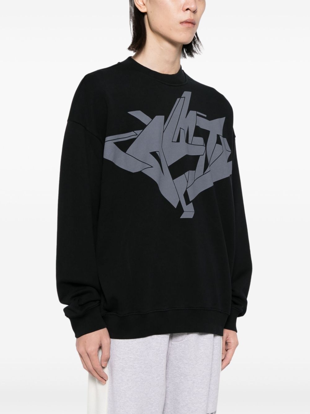 graphic-printed sweatshirt - 3