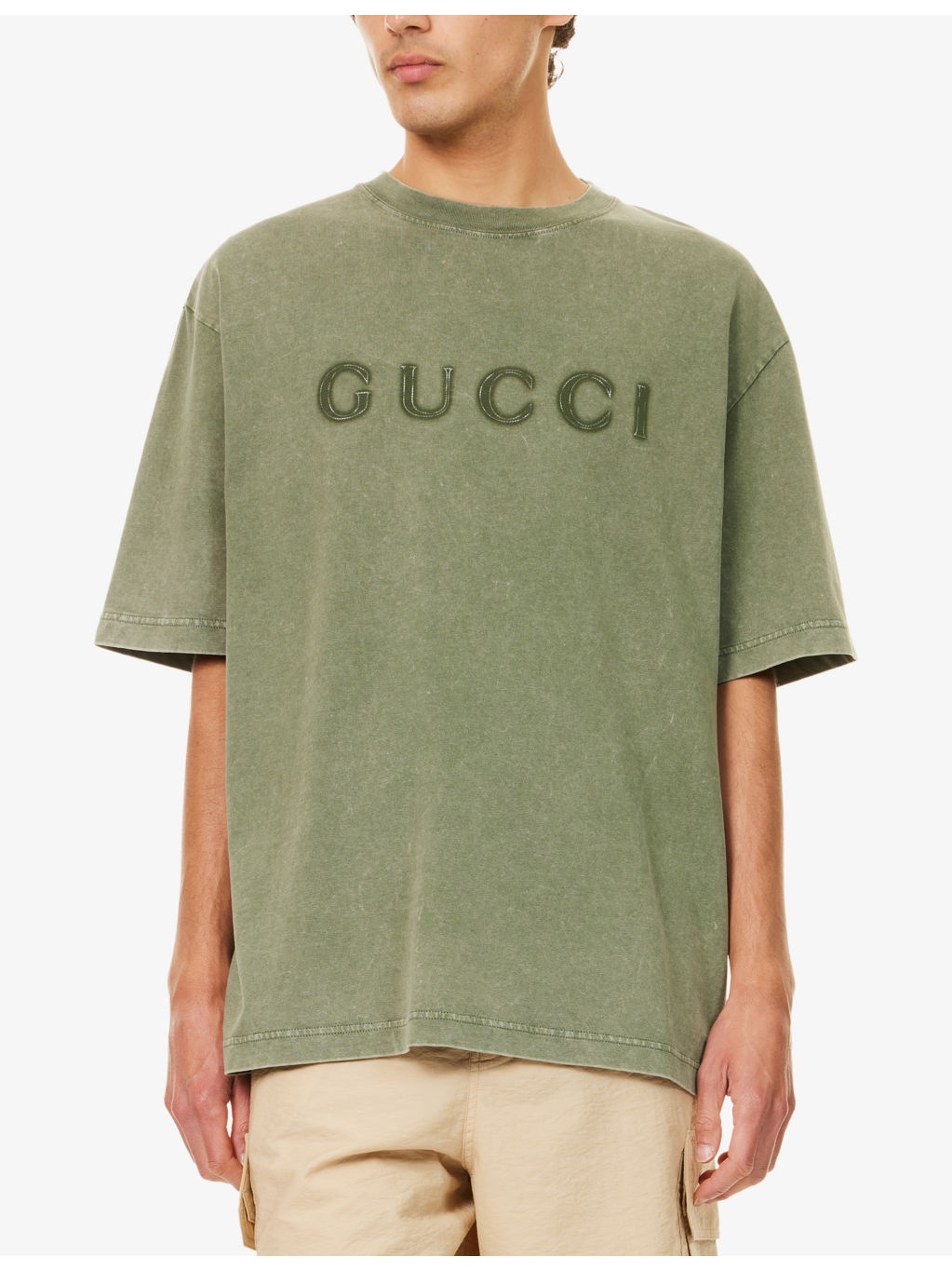 Logo-Print Crewneck Cotton-Jersey T-Shirt - 3