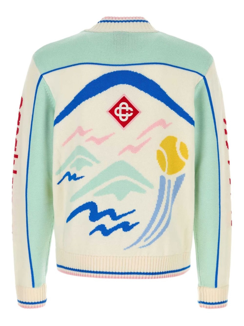 CASABLANCA zip-up cardigan outlook