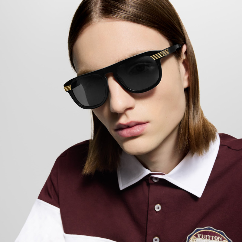 LV Slide Round Square Sunglasses 4