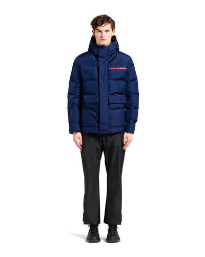 Prada Light Extreme-Tex hooded puffer jacket outlook