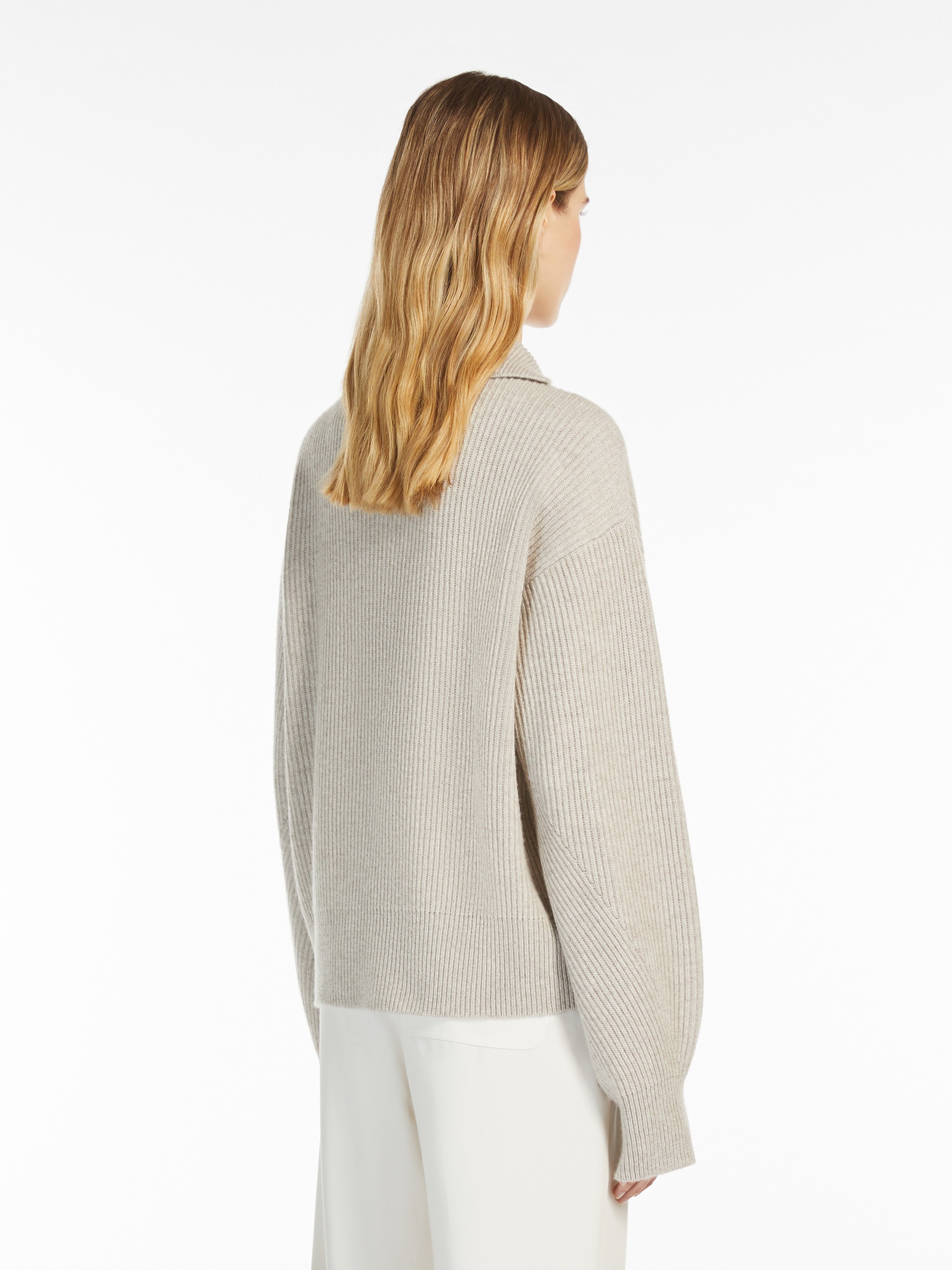 ECCELSO Wool and cashmere ribbed jumper - 4