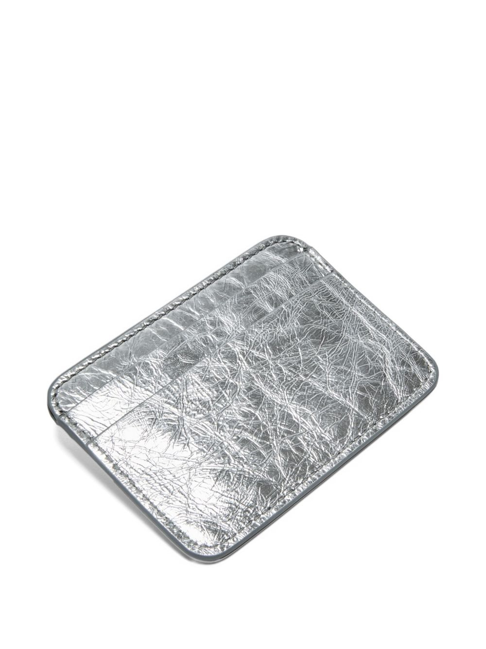 metallic leather cardholder - 3