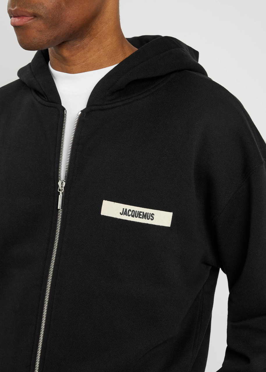 Jacquemus Le Hoodie Zip Gros Hooded Cotton Sweatshirt - 5