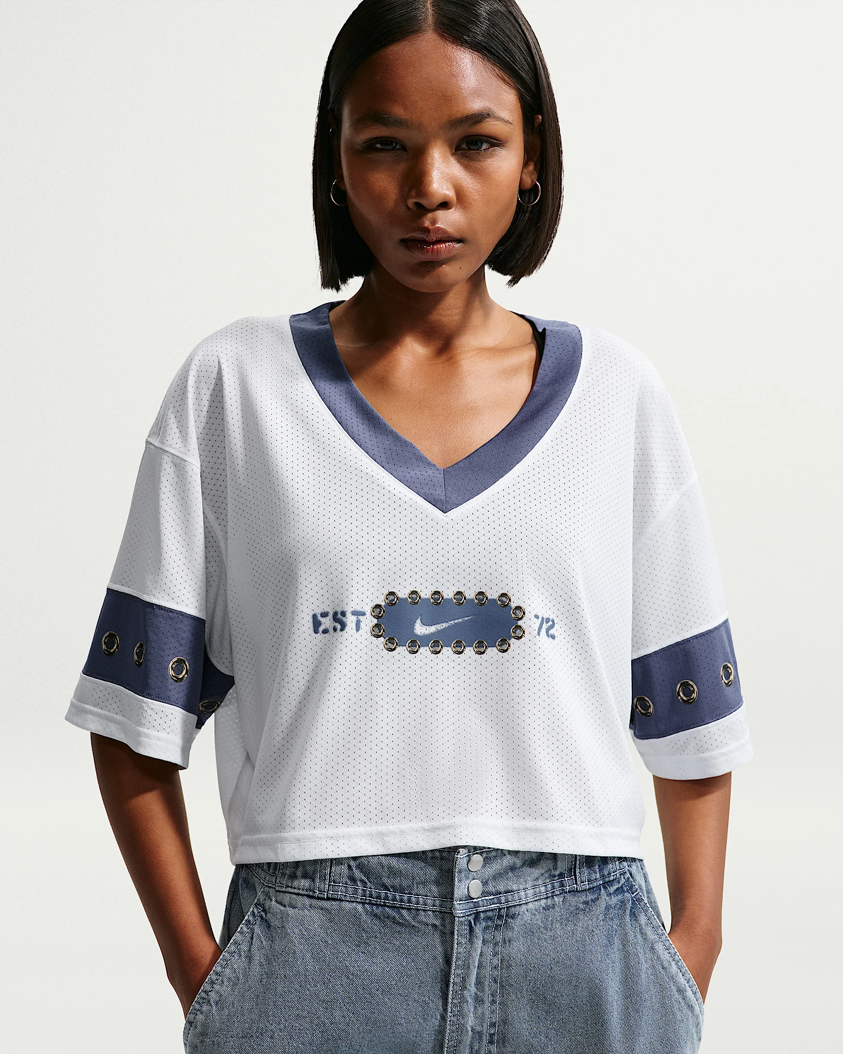 Nike Sportswear Women's Cropped Jersey Top - 1