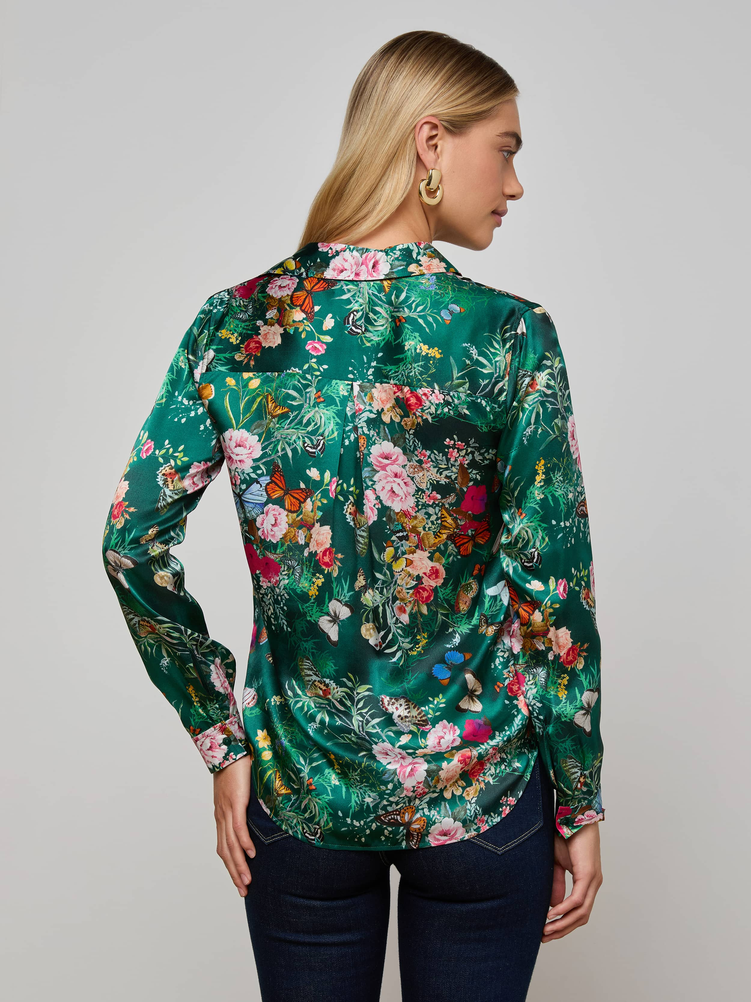 Tyler Silk Blouse - 5