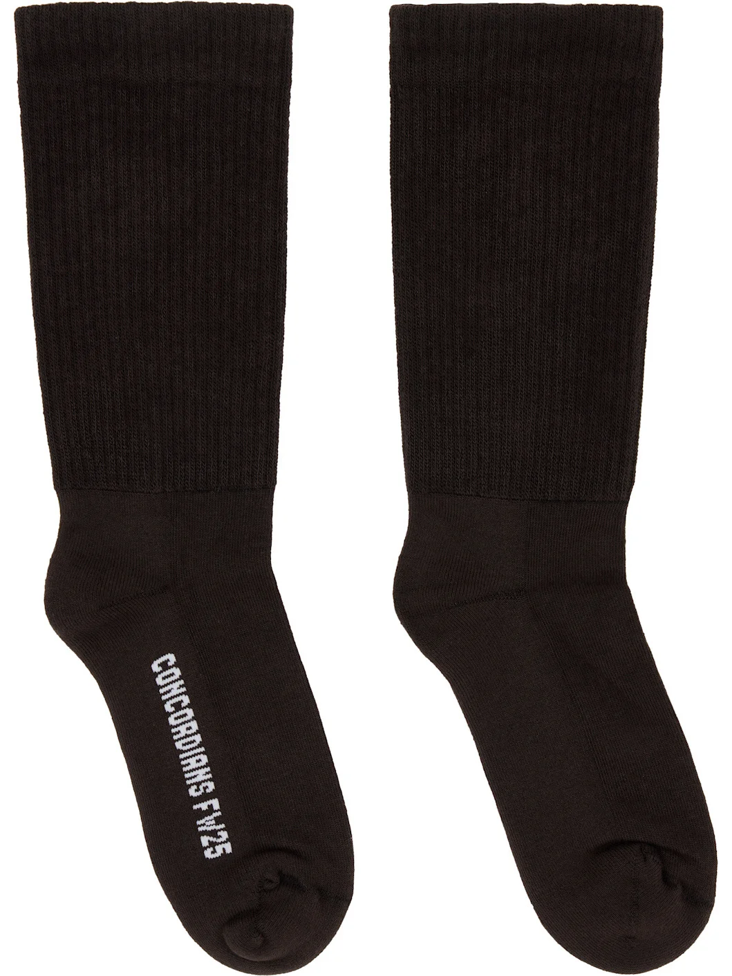 Gray Concordians Mid Calf Socks - 1