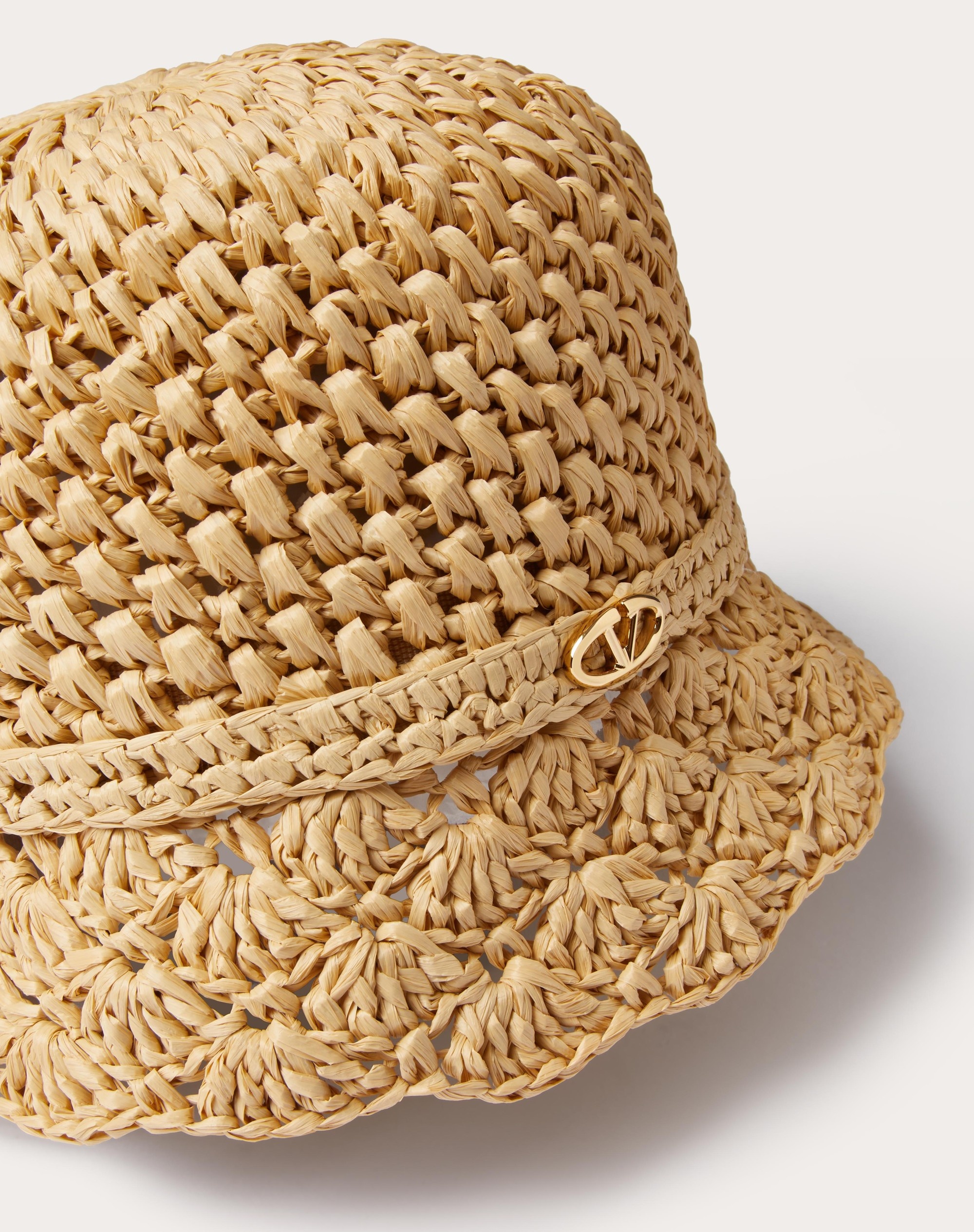 VALENTINO RESORT CROCHET BUCKET HAT WITH METAL DETAIL - 2