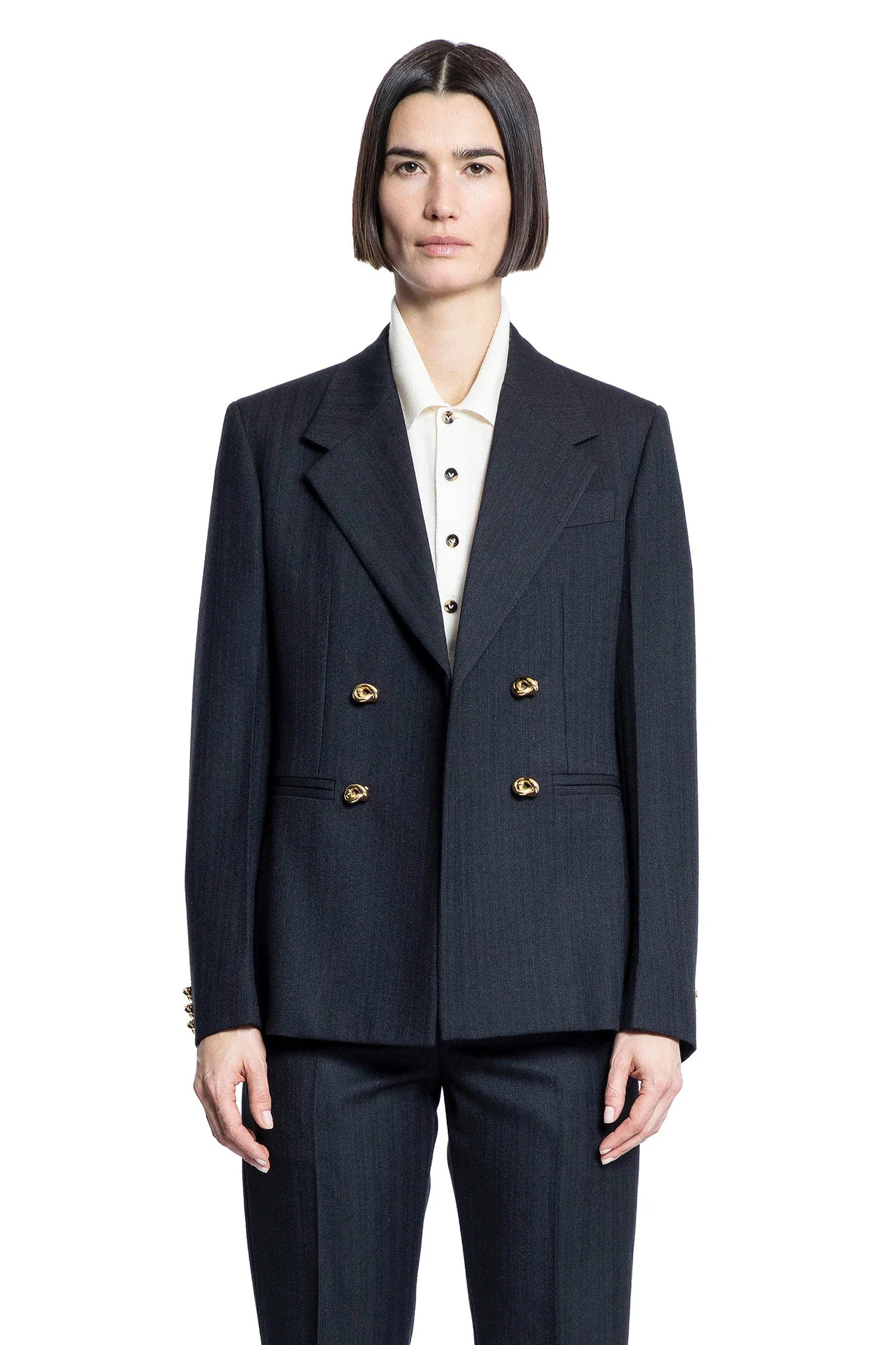 Striped-Wool-Blazer - 1