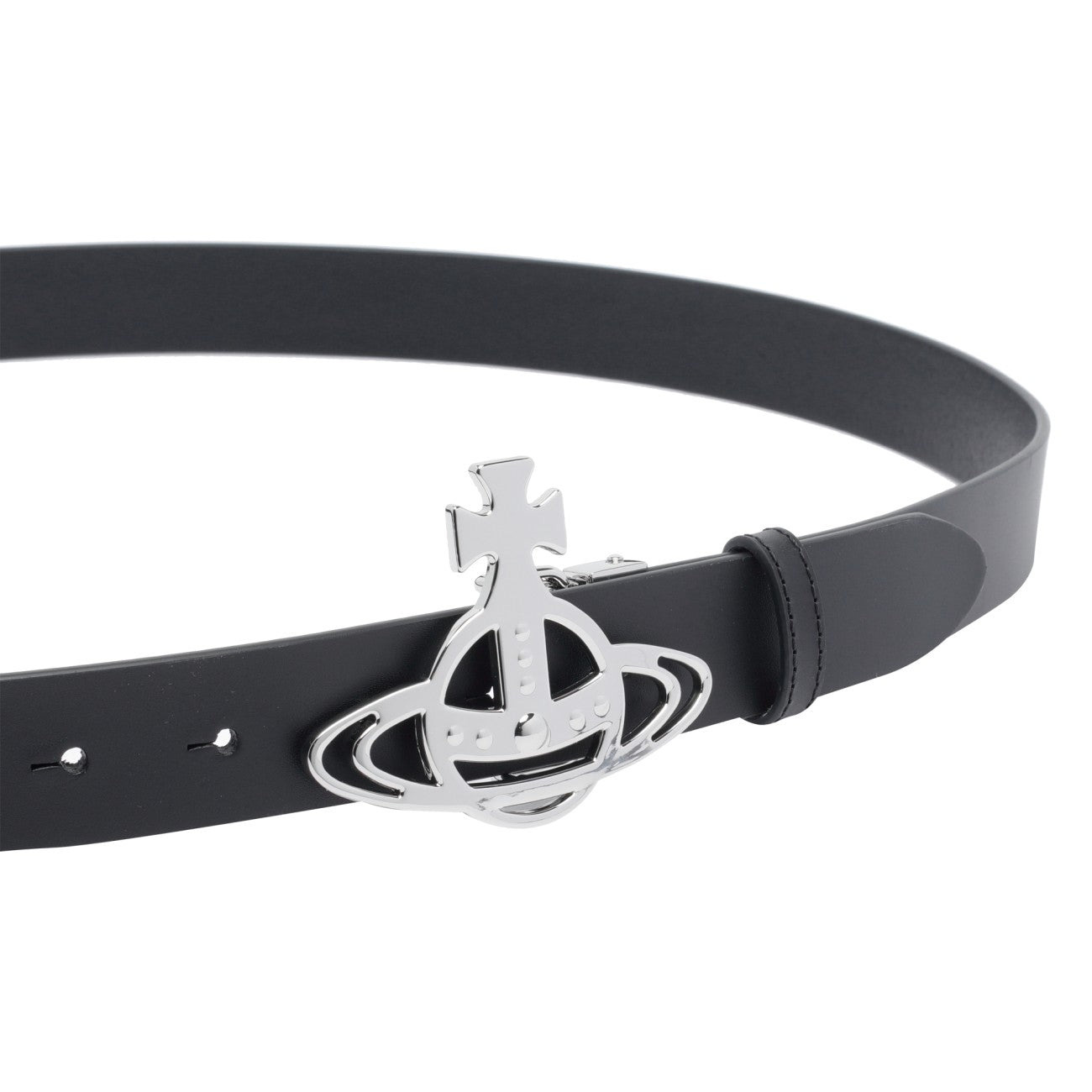 Vivienne Westwood Women Buckle Belt With Orb Logo - 2