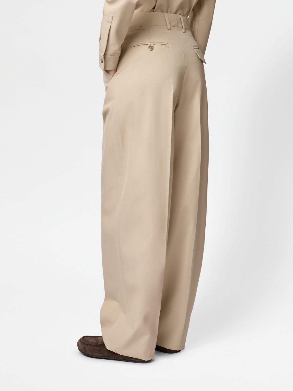 tailored straight-leg trousers - 4