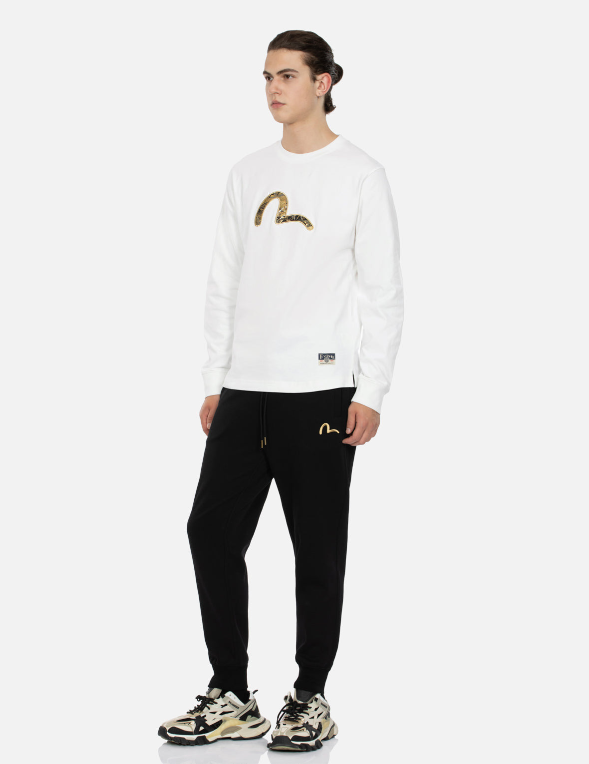 SEAGULL BROCADE APPLIQUÉ REGULAR FIT LONG-SLEEVE T-SHIRT - 3