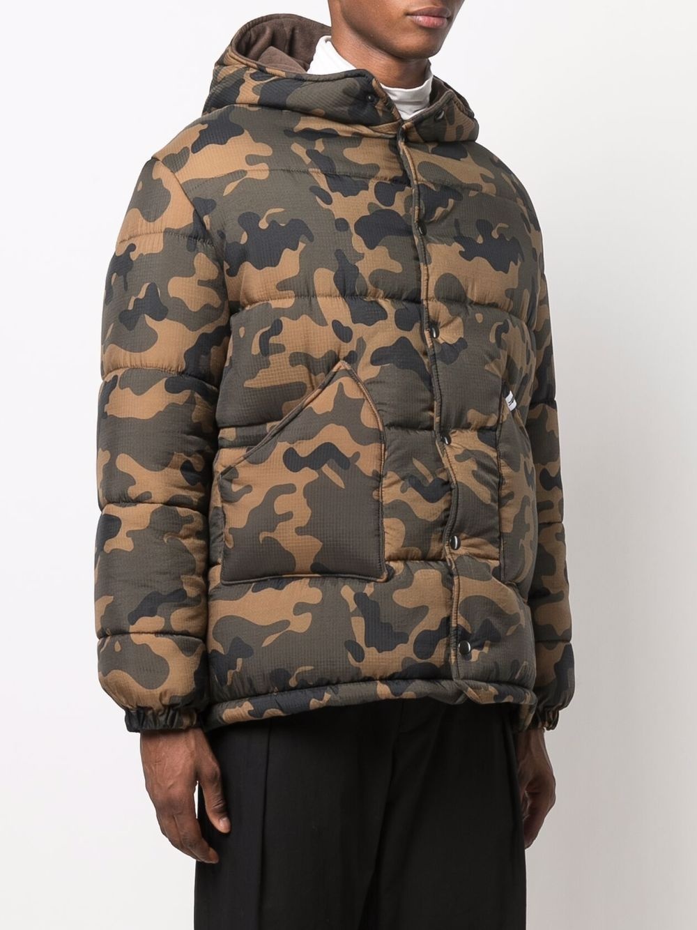 camouflage-pattern padded jacket - 3