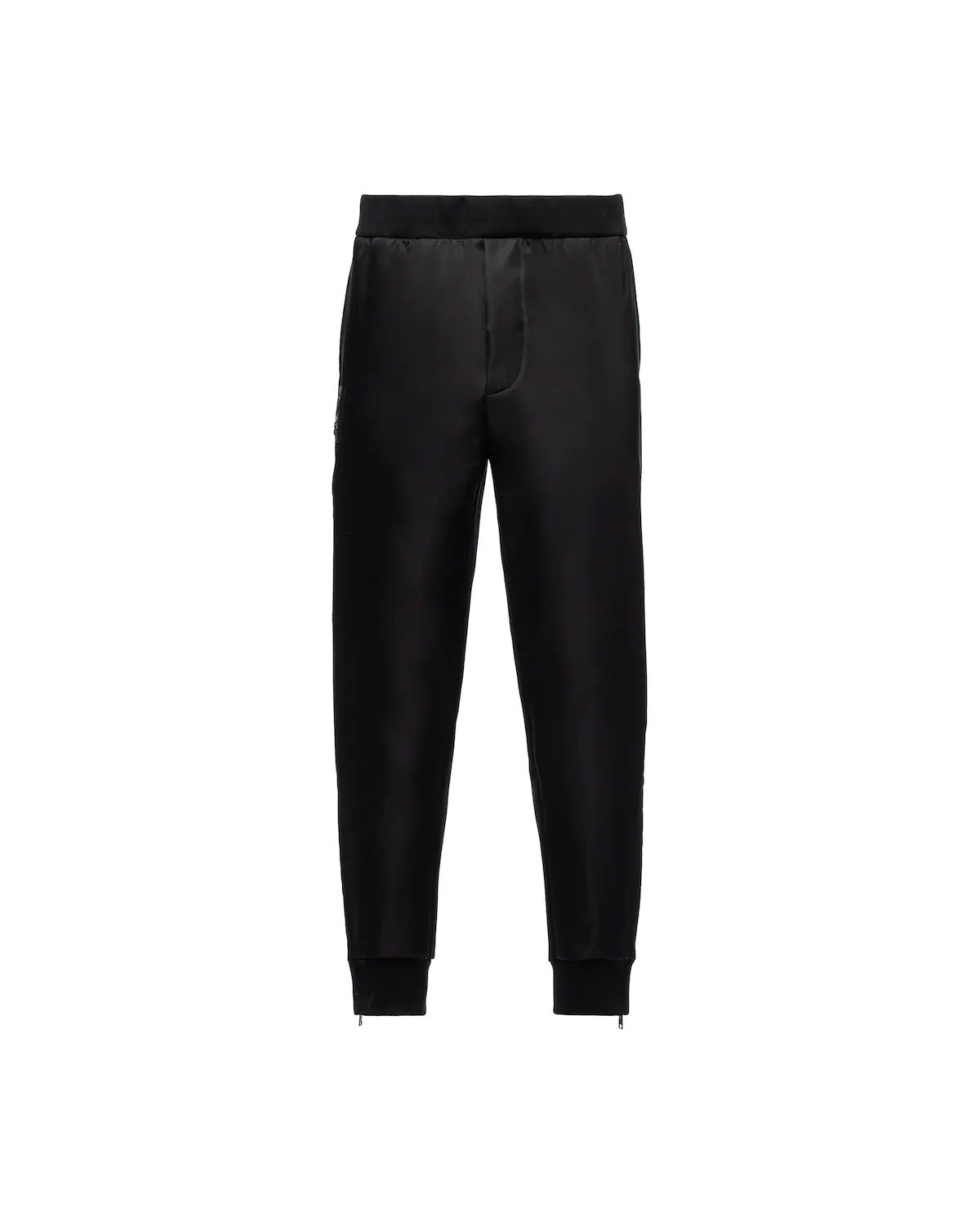 Technical fleece trousers with nylon details - 1