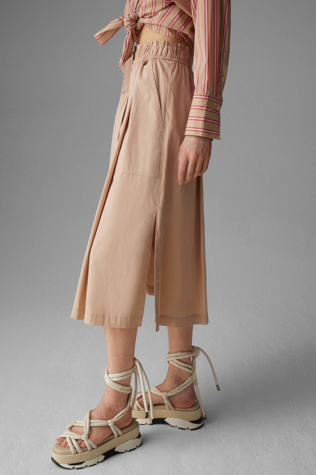 ROSALIA MIDI SKIRT IN BEIGE - 2