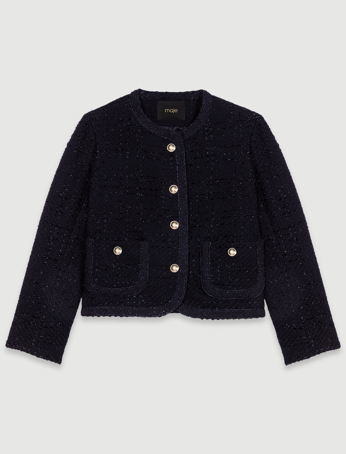 Short tweed jacket - 1