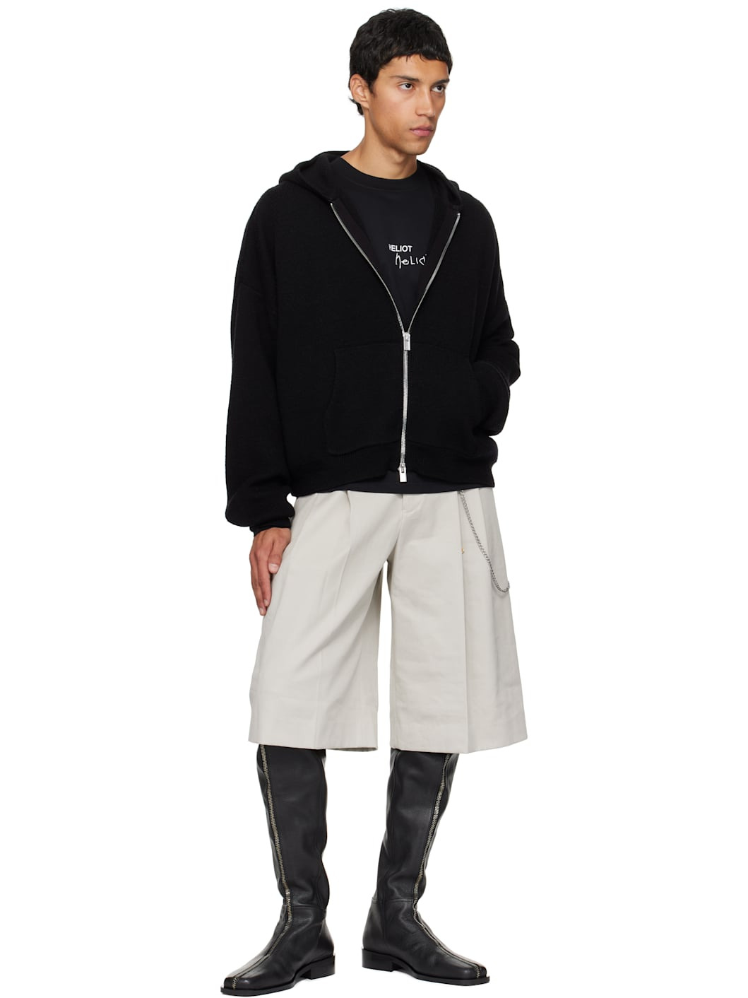 Black Adem Overknee Boots - 5