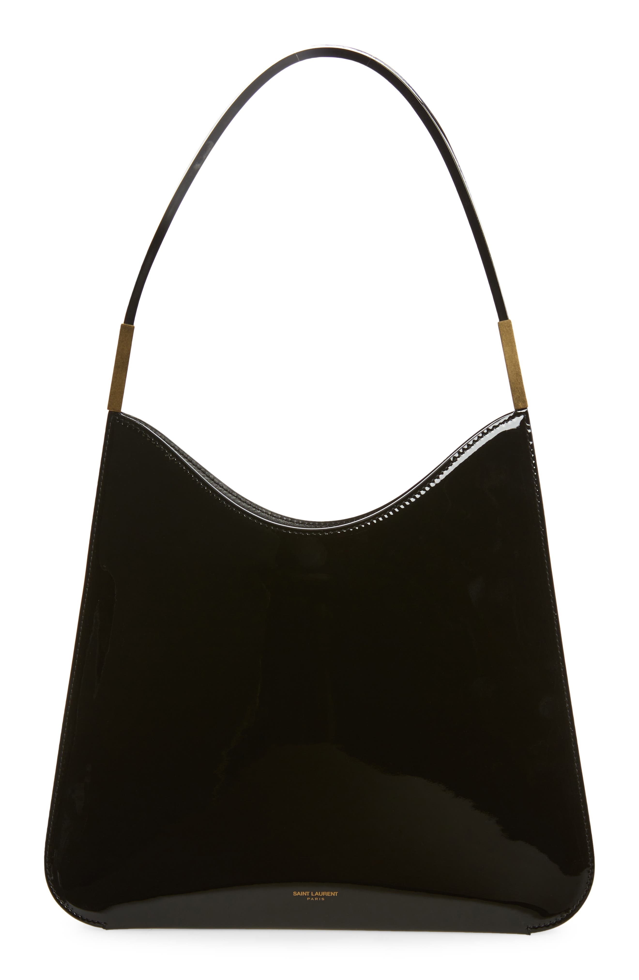 Sac Patent Leather Hobo Bag - 1