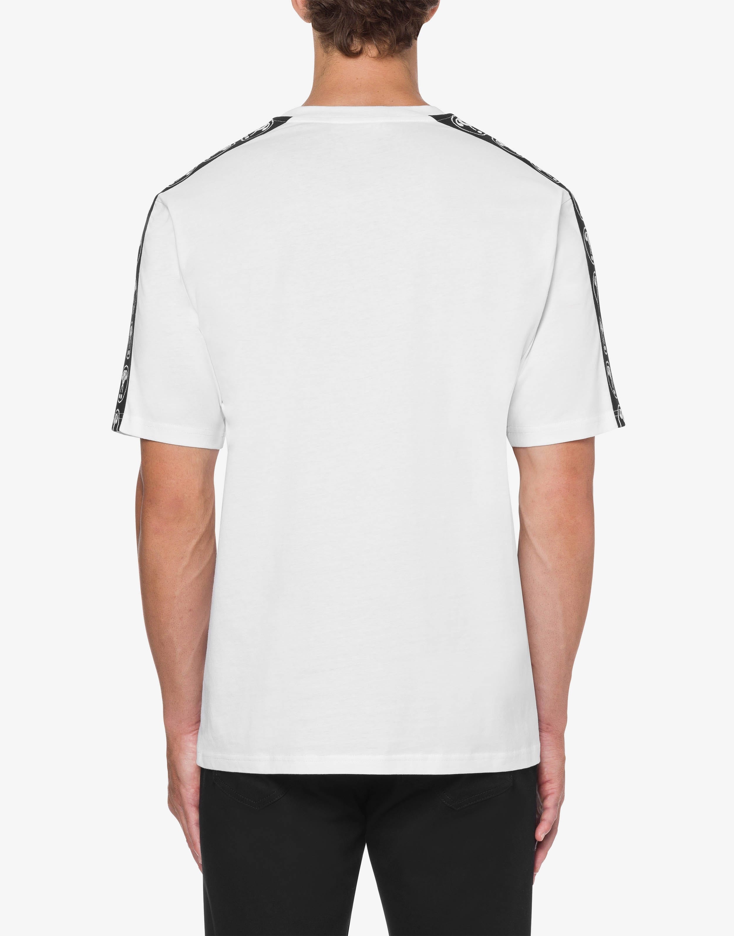 Moschino DOUBLE QUESTION MARK ORGANIC COTTON T-SHIRT