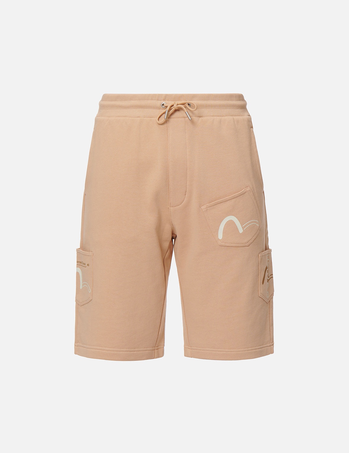 Seagull Print Pocket Sweat Shorts - 8