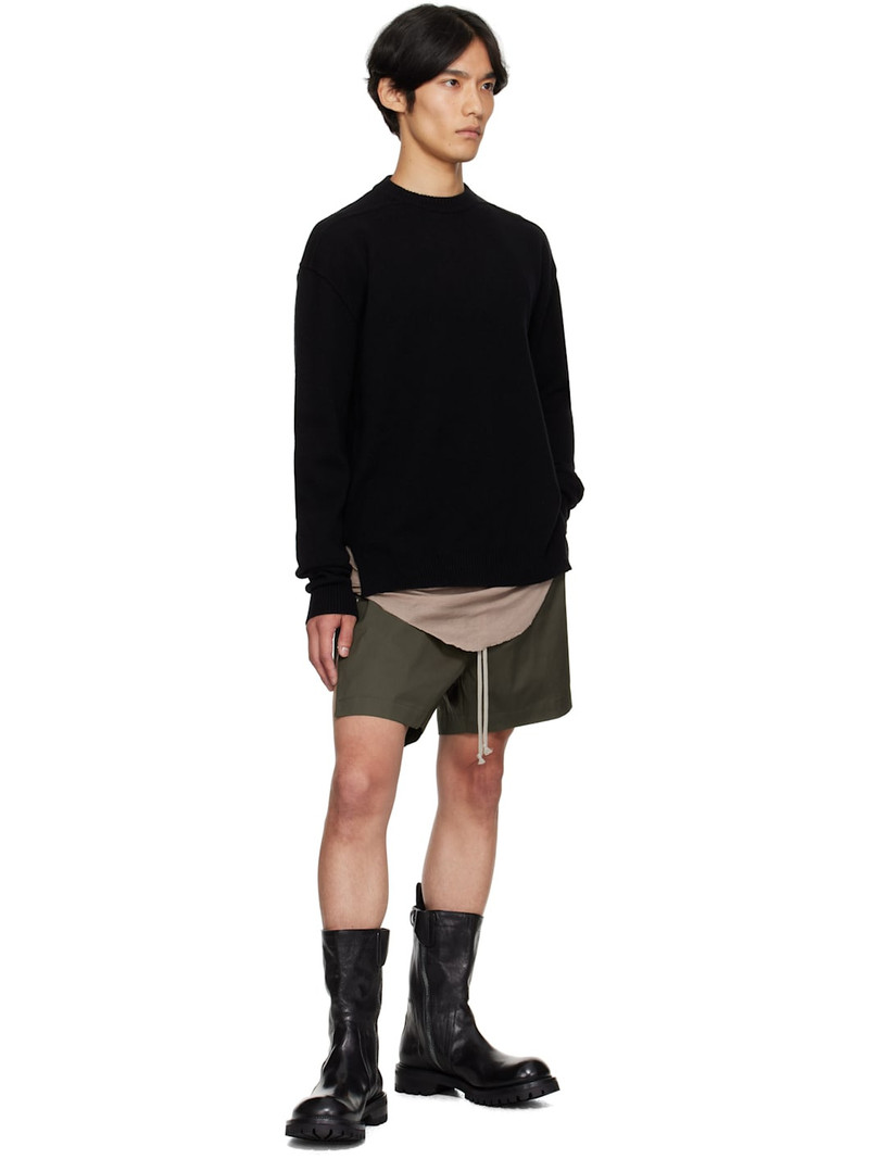 Rick Owens Khaki Concordians Bela Boxer Shorts outlook