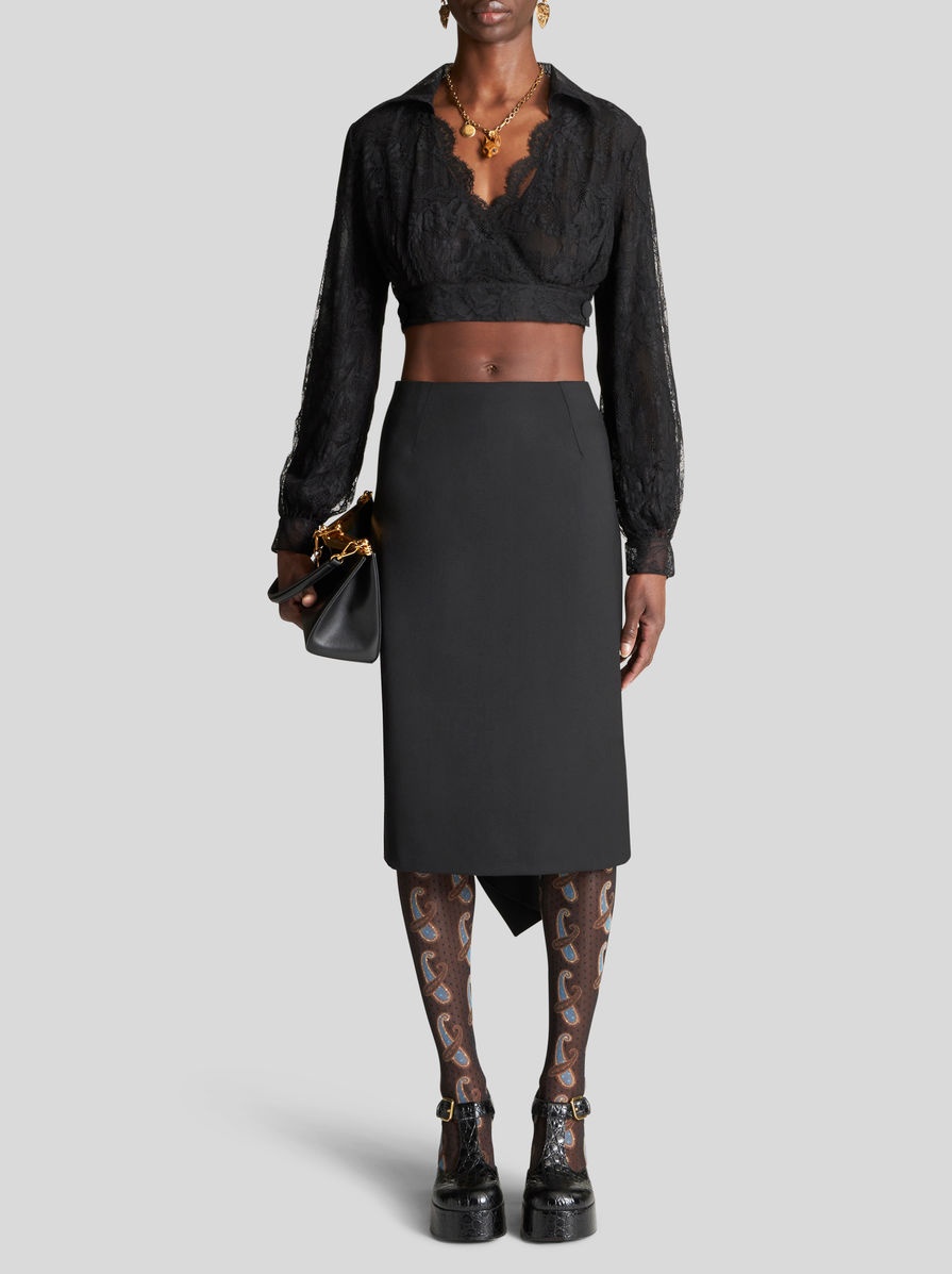 PENCIL SKIRT WITH TAIL - 4