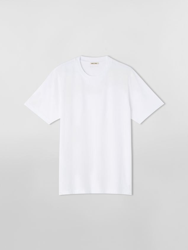 NAVY BLUE WHITE AND BURGUNDY COTTON T-SHIRT 3-PACK - 1