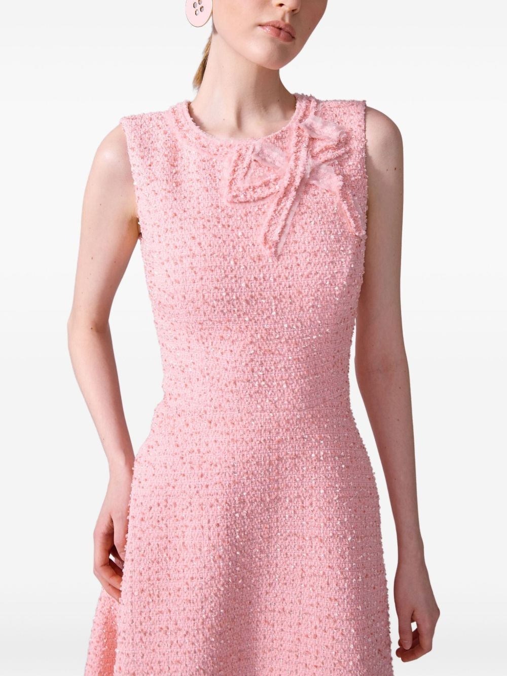 tweed midi dress - 4