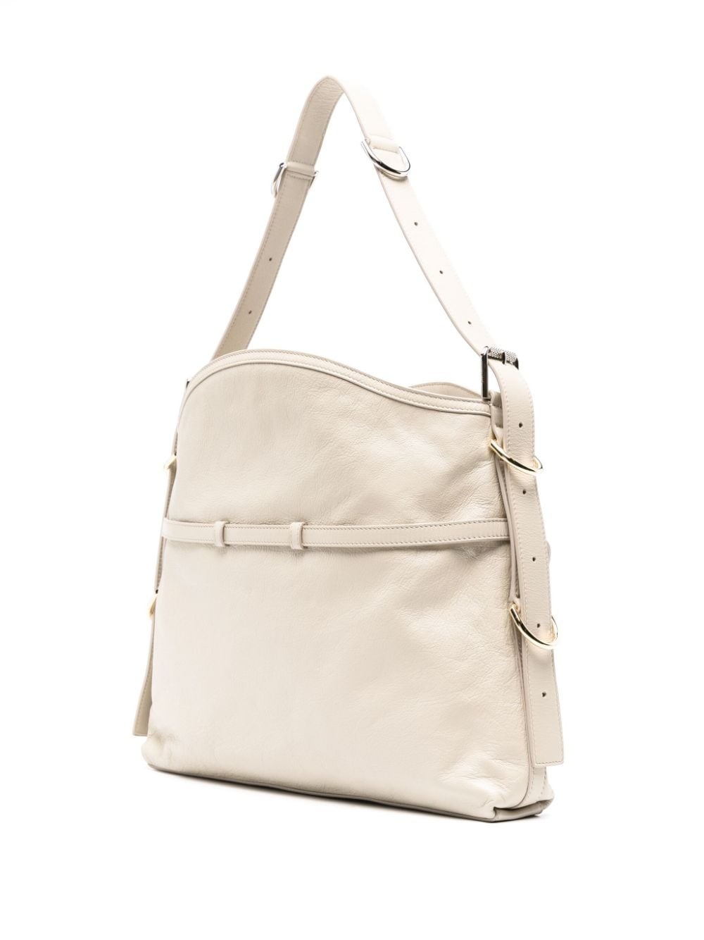 medium Voyou leather shoulder bag - 3