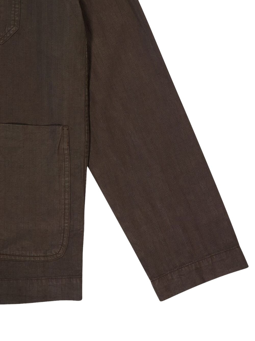 three-button linen blazer - 4