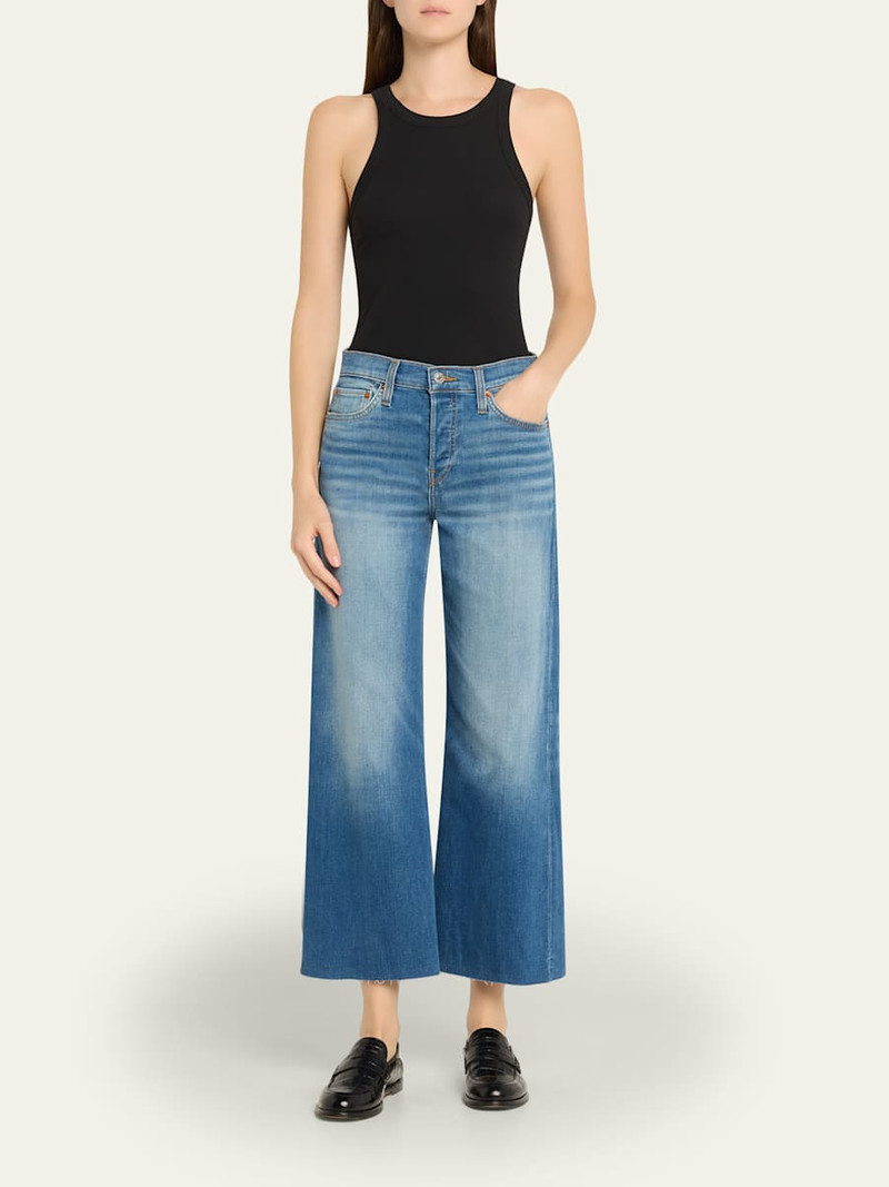 RE/DONE Mid-Rise Wide-Leg Ankle Jeans outlook
