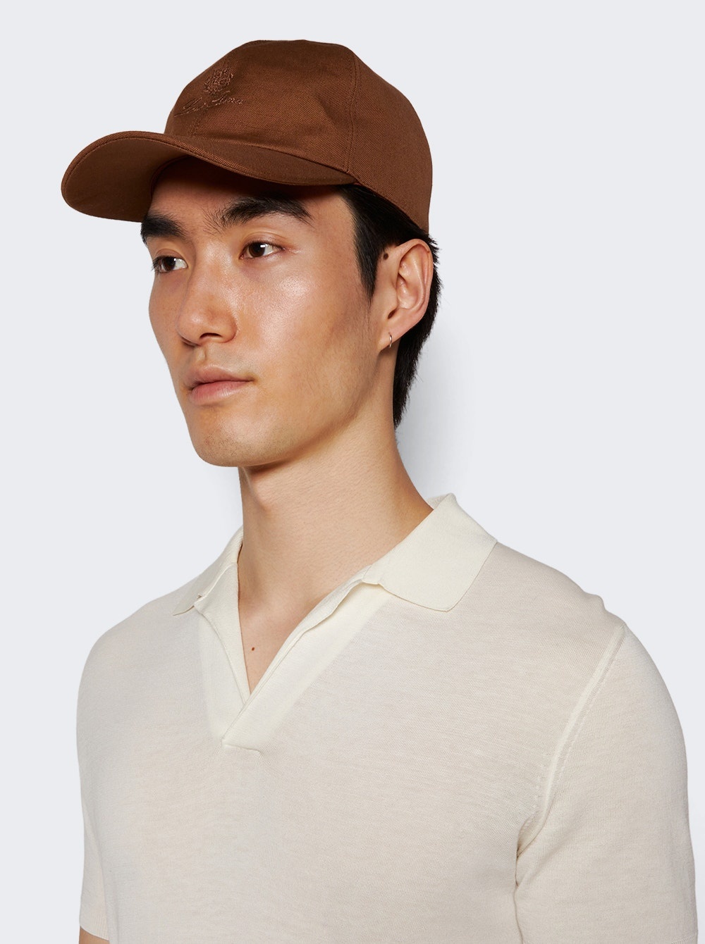 Cotton Linen Baseball Hat Pale Oak - 3