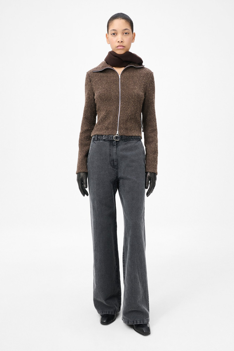 Our Legacy Harbour Trouser Black Enzyme Canvas outlook