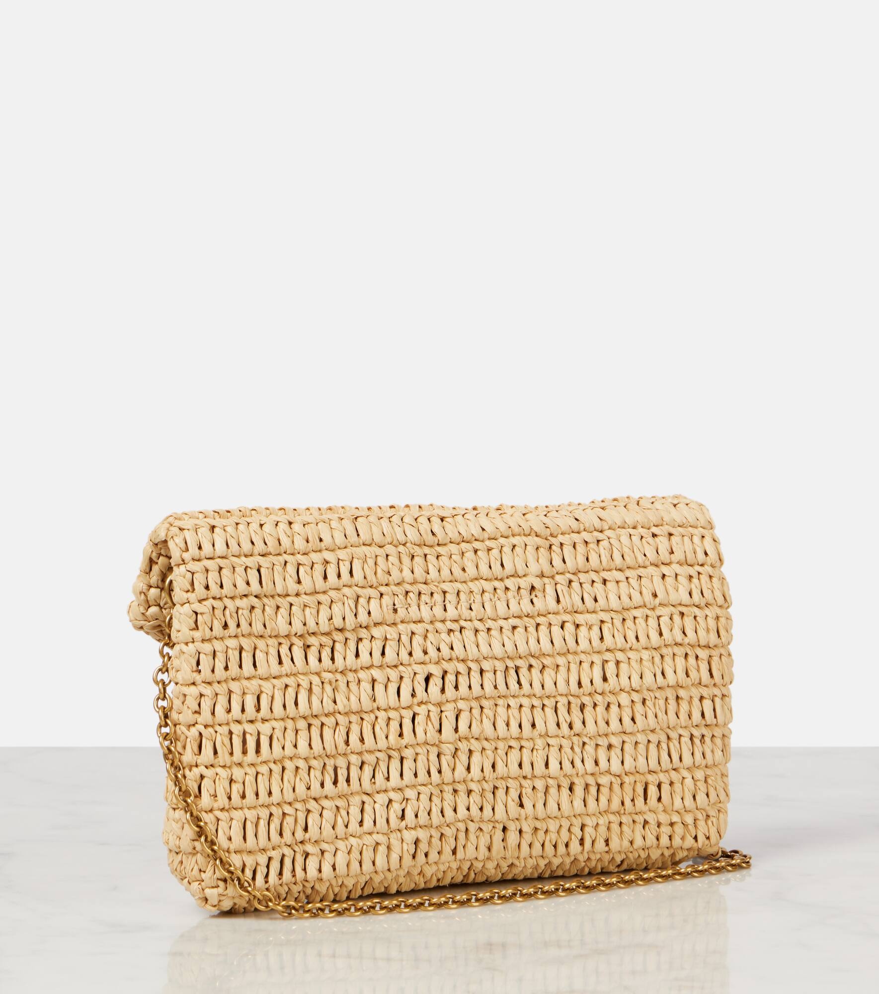 Cassandre Mini raffia shoulder bag - 4