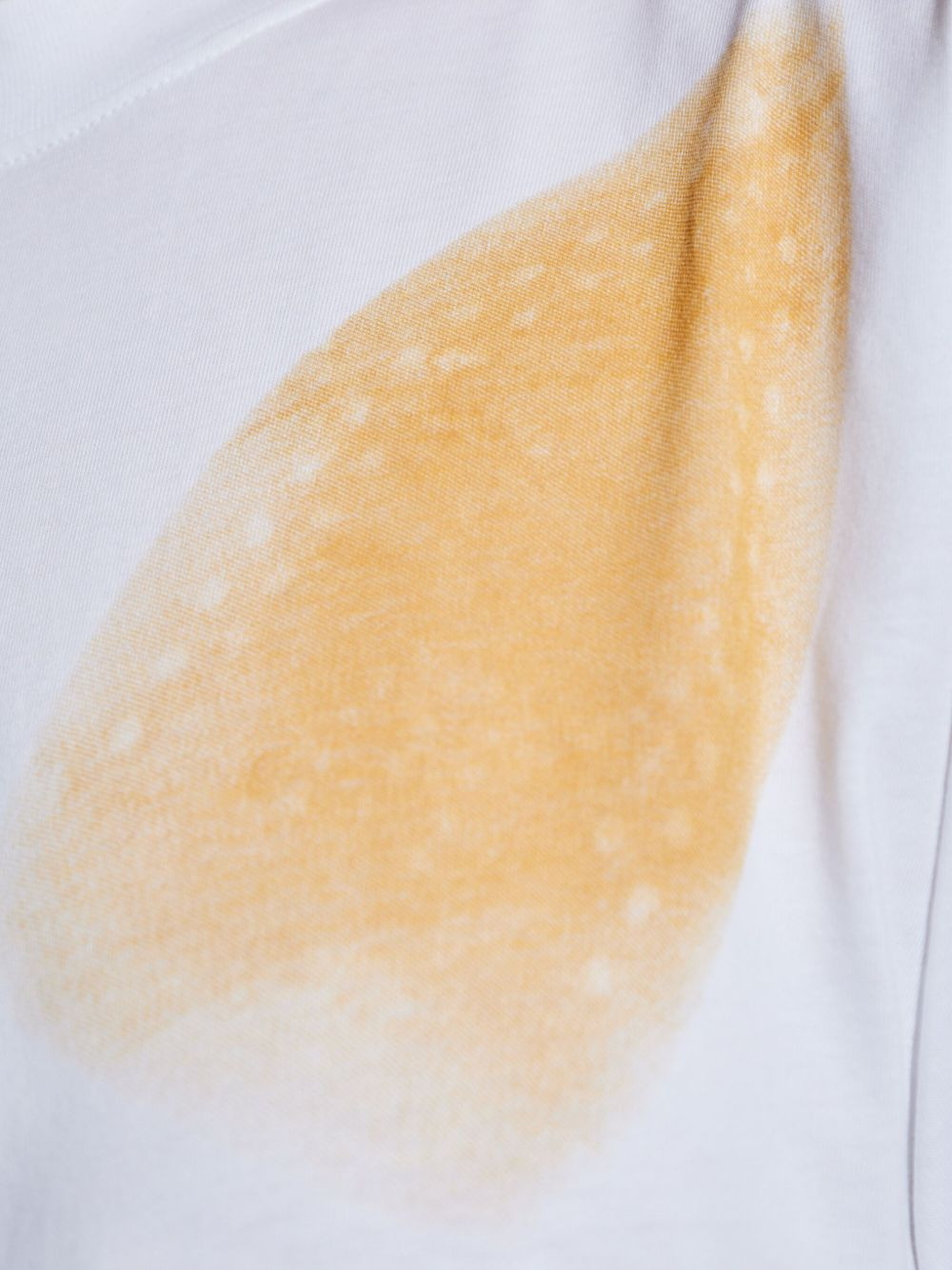 stain-effect cotton T-shirt - 5