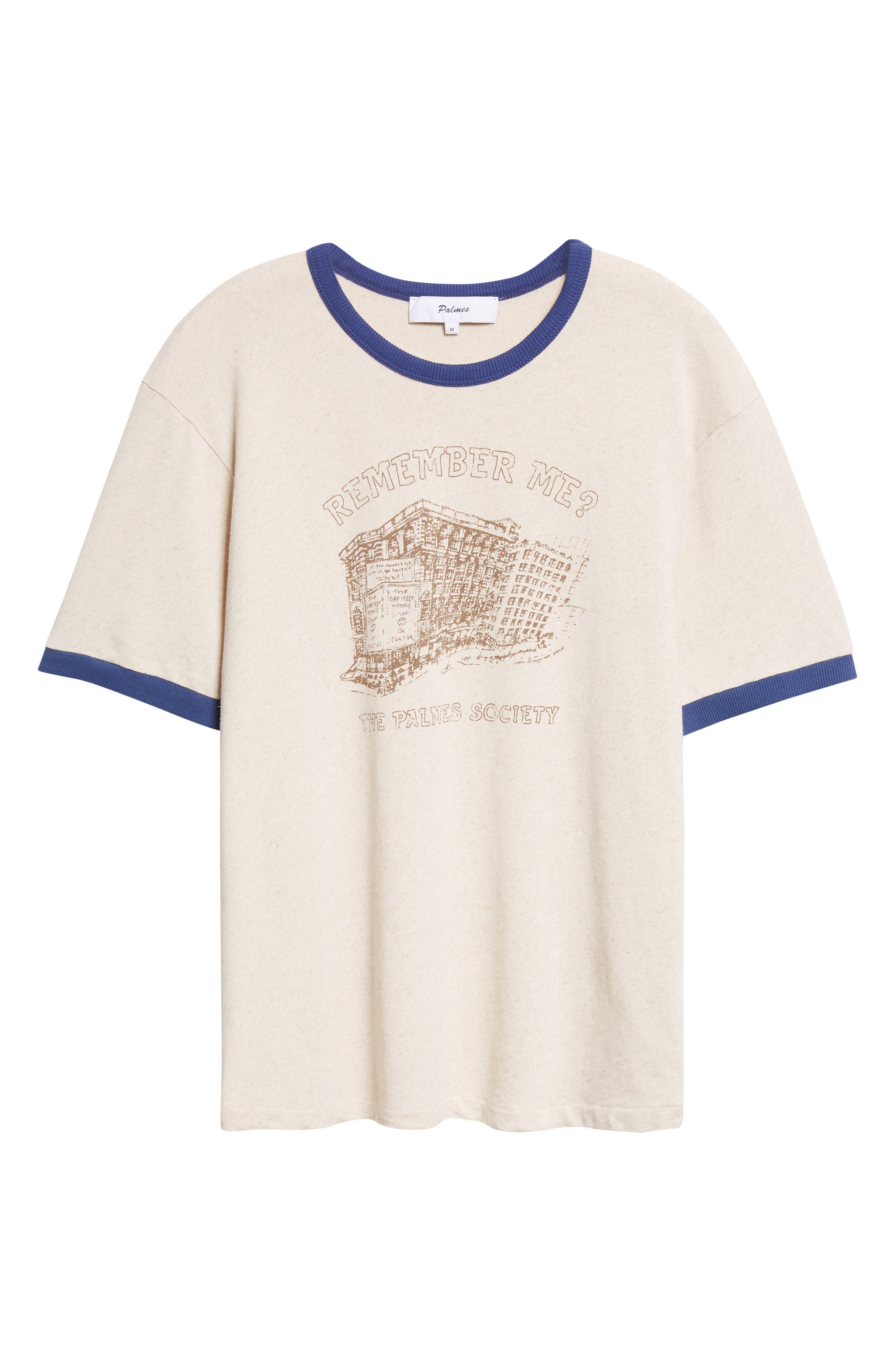 PALMES Remember Ringer Graphic T-Shirt in Broken White at Nordstrom - 6