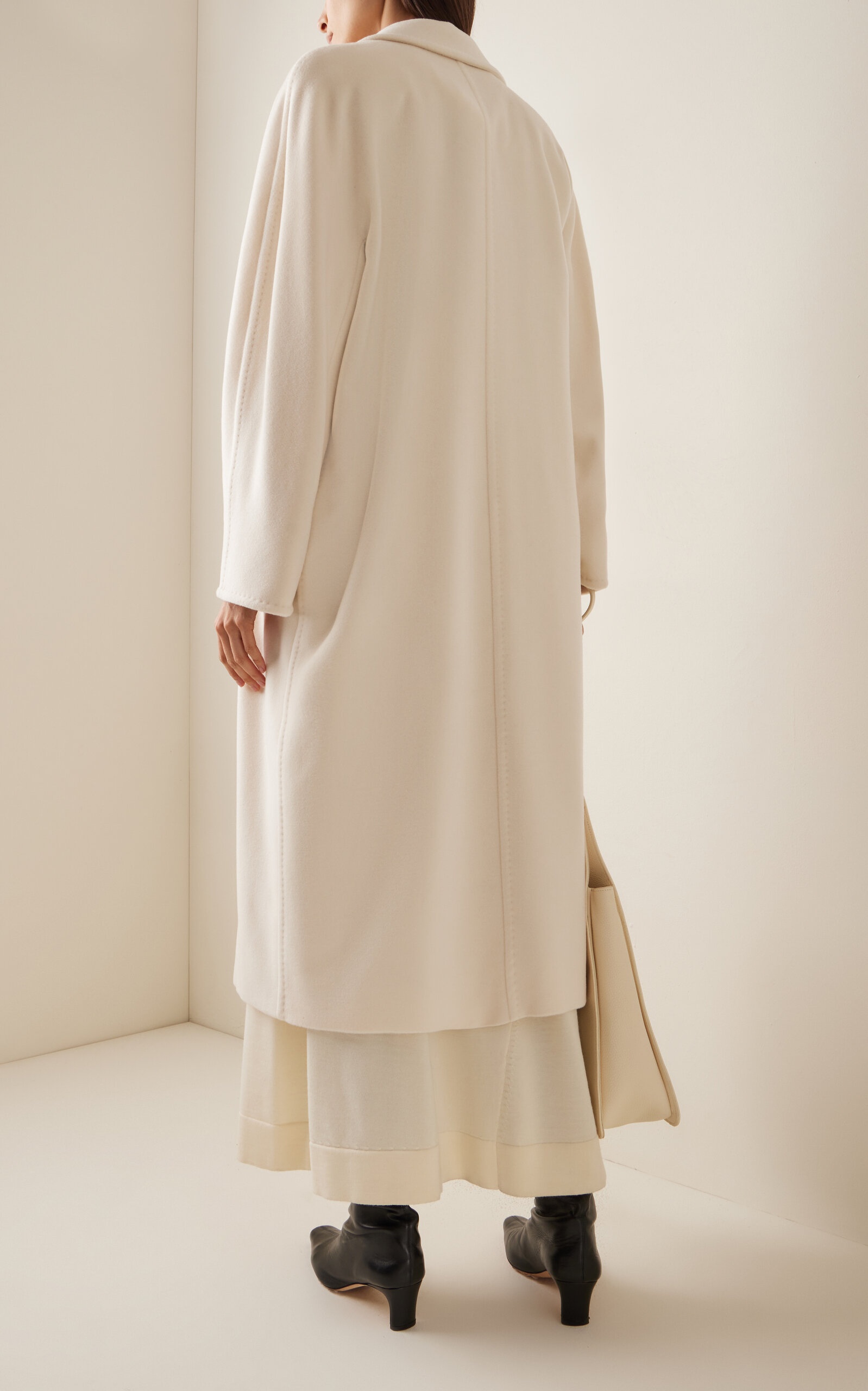 Icon Wool-Cashmere Coat white - 4