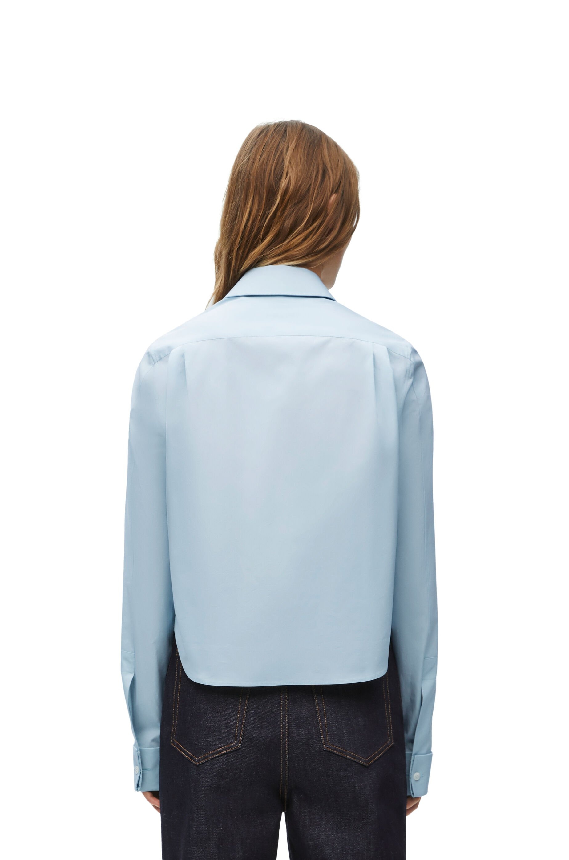 Pleated shirt in cotton - 4