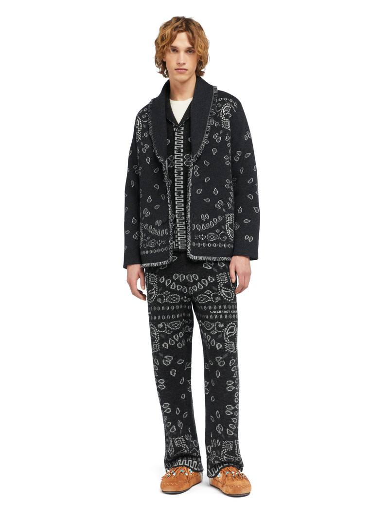 Alanui Bandana Jacquard Cardigan outlook