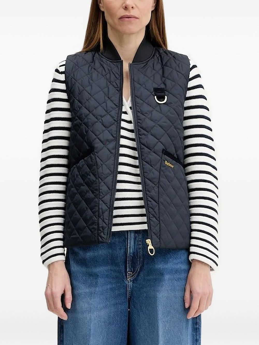 quilted gilet - 1