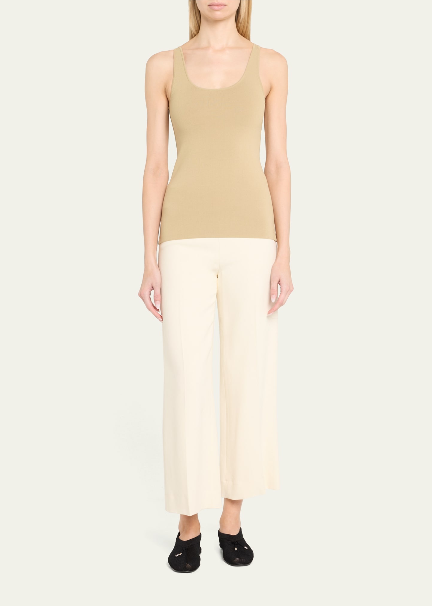 Compact Knit Tank Top - 2